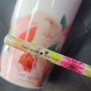 kate spade 2pc dahlia straw& bridesmaids tumbler